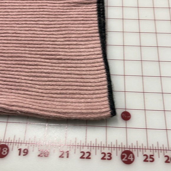 THYME & HONEY NWT Pink/Black Bow Ruffle Cuff Mock Neck Boho/Cottage Sweater S - Picture 15 of 15